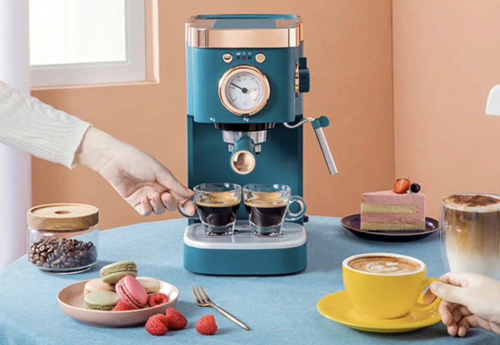 espresso coffee maker with grinder